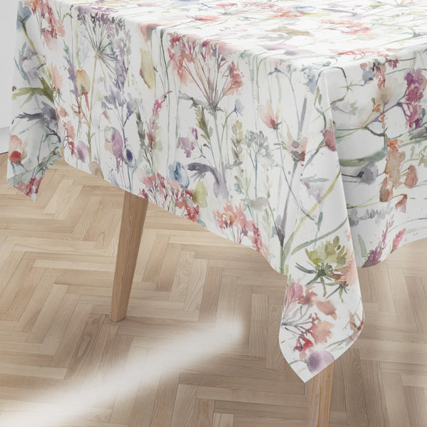 Colby Poppy Voyage Oilcloth Tablecloth