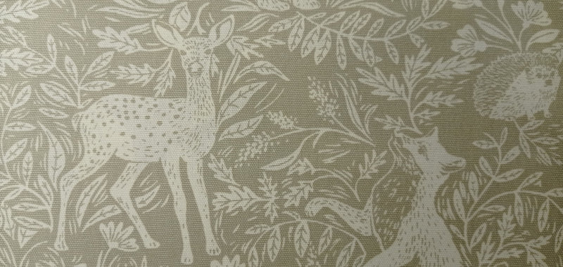 Country Life Beige Linen Oilcloth Tablecloth by Prestigious Textiles