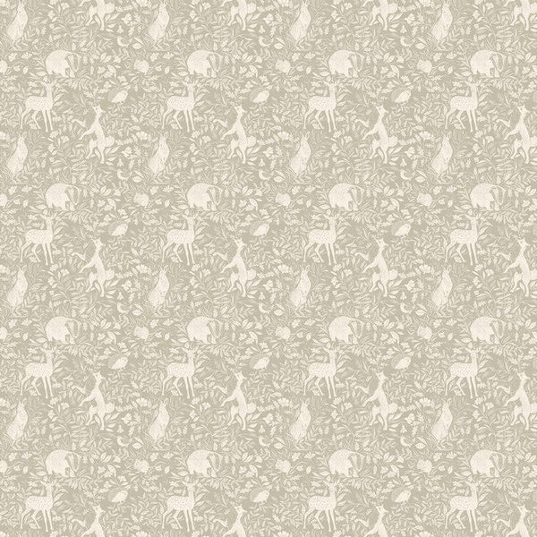 Country Life Beige Linen Oilcloth Tablecloth by Prestigious Textiles