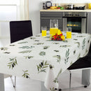 Olive Branch Vinyl Oilcloth Tablecloth