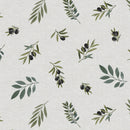 Olive Branch Vinyl Oilcloth Tablecloth