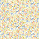 Floral Burst Pastel Vinyl Oilcloth Tablecloth