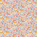 Floral Burst Multi Vinyl Oilcloth Tablecloth