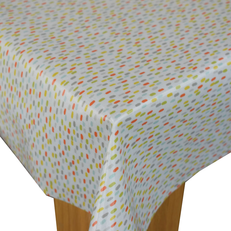 Dash Multi Oilcloth Tablecloth