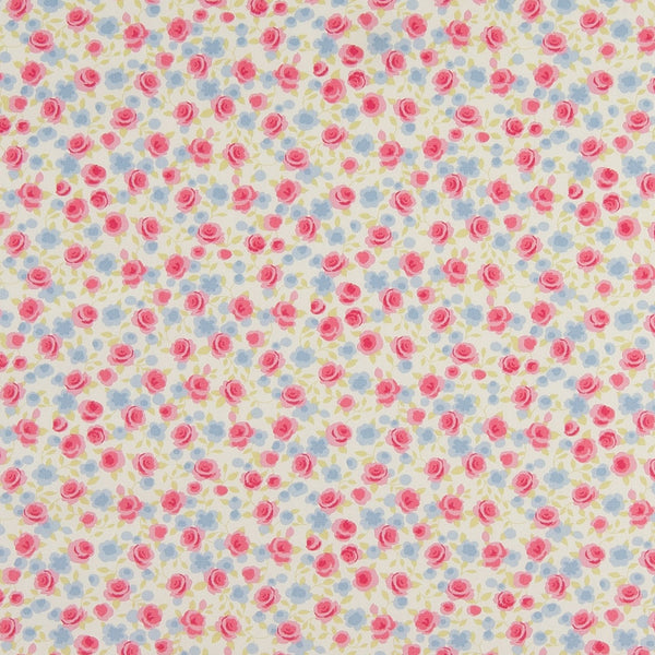 Ditsy Rose Chintz Cotton Oilcloth Tablecloth