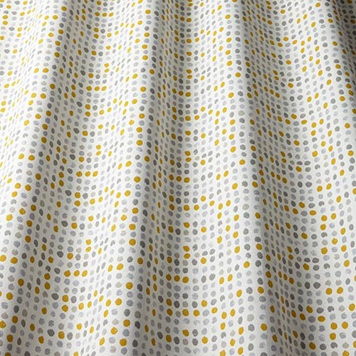 Dot Dot Ochre Grey Oilcloth Tablecloth Smd iliv