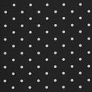 Dotty Black Oilcloth Tablecloth by Clarke and Clarke