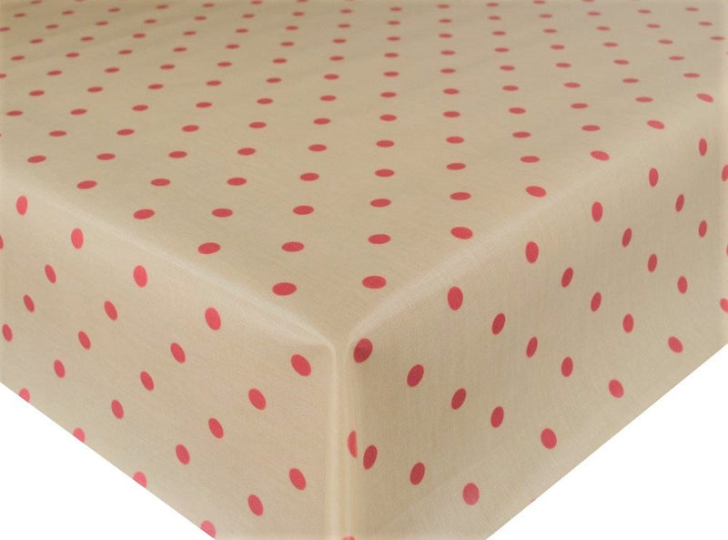 Dotty Chintz Oilcloth Tablecloth by Clarke and Clarke