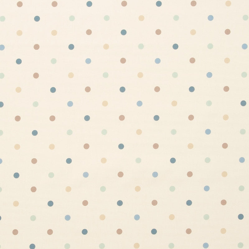 Dotty Duckegg Multi Oilcloth Tablecloth by Clarke and Clarke