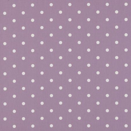 Dotty Mauve Oilcloth Tablecloth by Clarke and Clarke