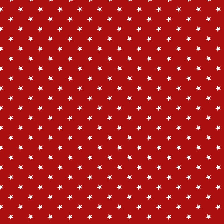 Red Twinkle Stars PVC Vinyl Wipe Clean Tablecloth- Few Marks-  170cm x 140cm Warehouse Clearance