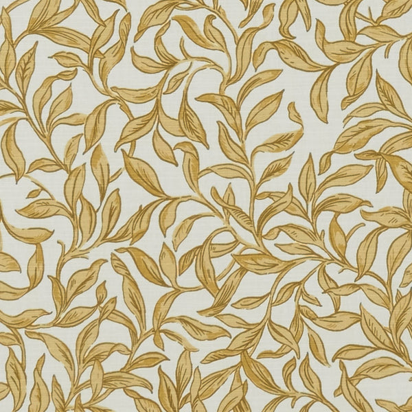 Entwistle Gold Ochre Oilcloth Tablecloth by Clarke and Clarke