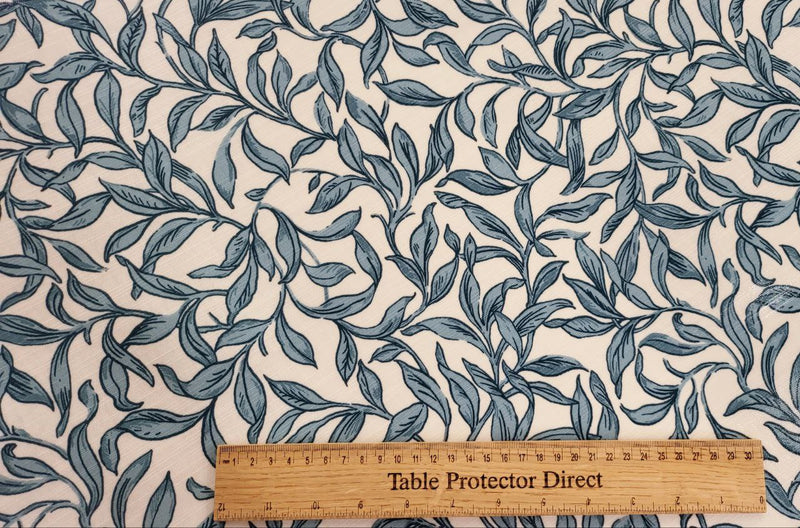 Entwistle Teal Oilcloth Tablecloth by Clarke and Clarke
