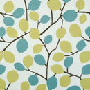 Nissa Leaves Wasabi Scandinavian Inspired Oilcloth Tablecloth