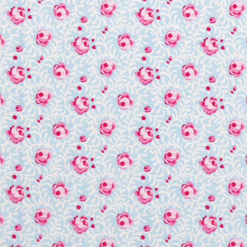 Noella Sky Blue Oilcloth Tablecloth