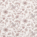 Avril Floral Taupe Oilcloth Tablecloth