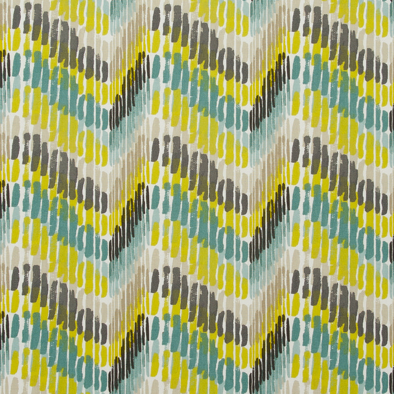 Windjammer Chartreuse Abstract  Oilcloth Tablecloth