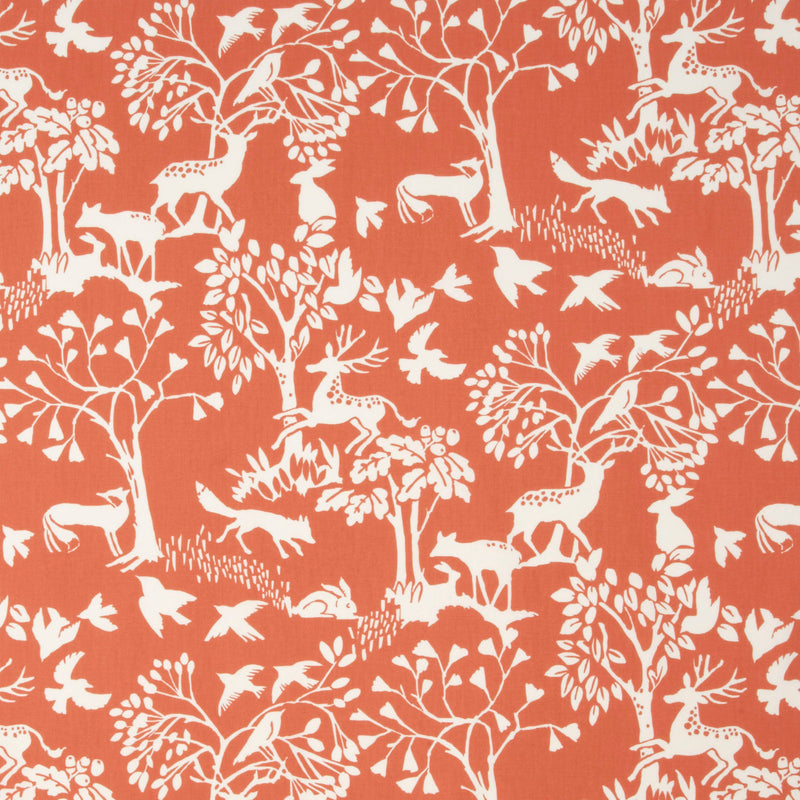 Vilda Burnt Orange Oilcloth Tablecloth Clarke and Clarke 80cm x 132cm - Warehouse Clearance