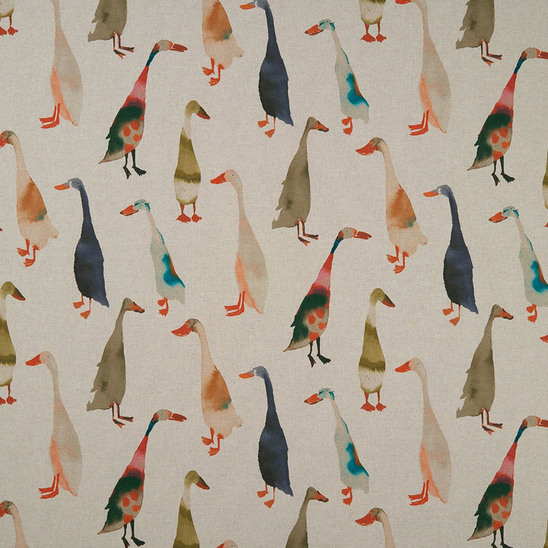Riverside Linen 100% Cotton Fabric by Clarke and Clarke
