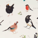 Bird Watch Cream 100% Cotton Fabric by Clarke and Clarke