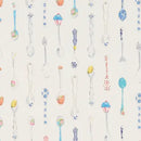 Spoonful of Sugar Cream Oilcloth Tablecloth by Clarke and Clarke