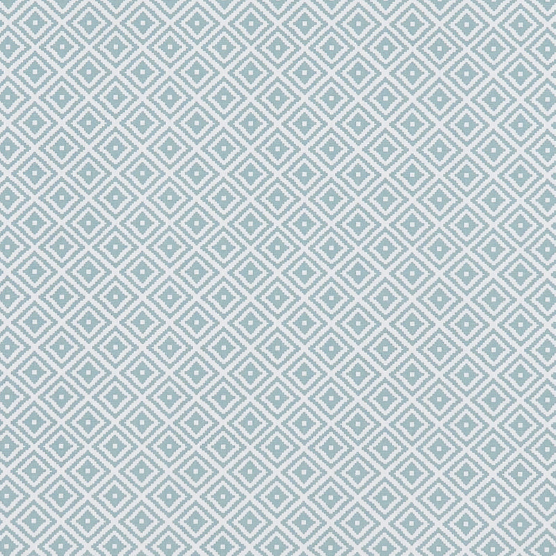 Kiki Geometric Mineral Duckegg Oilcloth Tablecloth