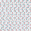 Orianna Blush and Mineral Geometric Oilcloth Tablecloth by Clarke and Clarke