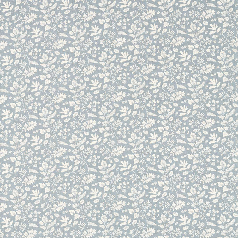 Bellever Denim Blue Leaf Design Oilcloth Table Cloth