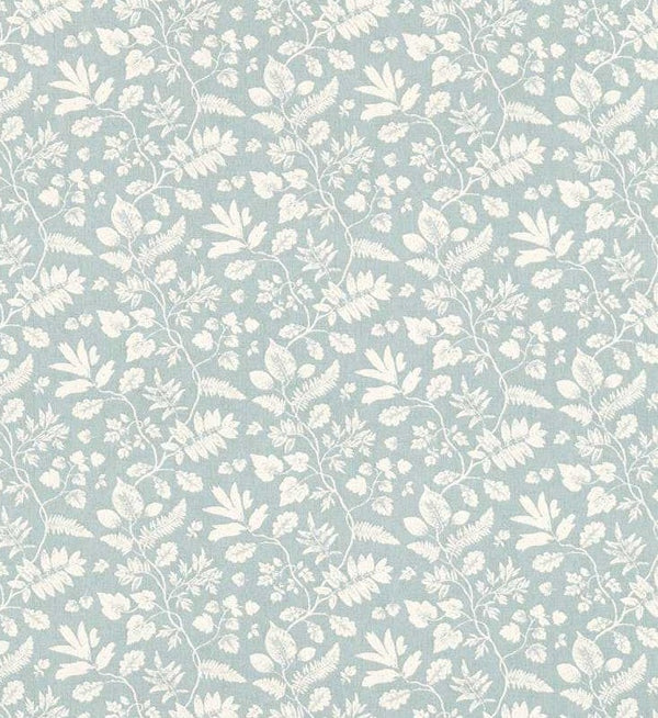 Bellever Duckegg  Mineral Leaf Design Oilcloth Table Cloth