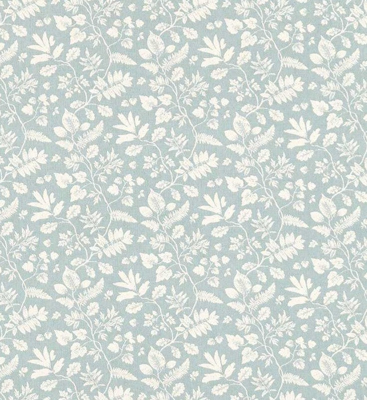 Bellever Duckegg  Mineral Leaf Design Oilcloth Table Cloth