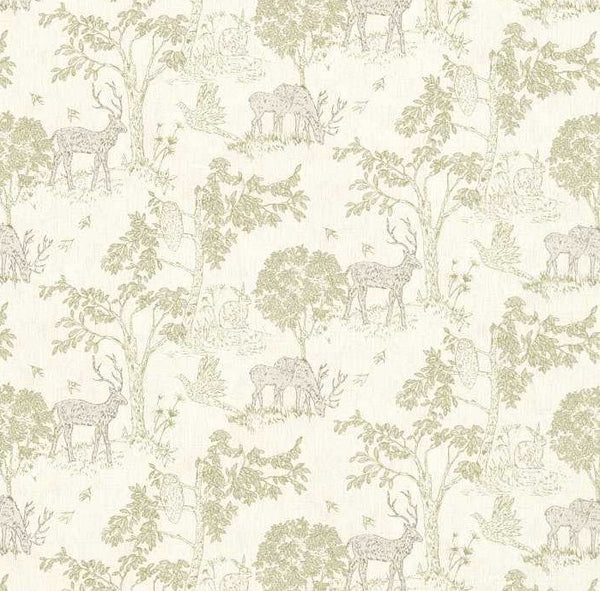 Rivington Woodland Sage Matt Oilcloth Table Cloth