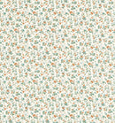 Thetford Teal and Spice Floral Oilcloth Table Cloth