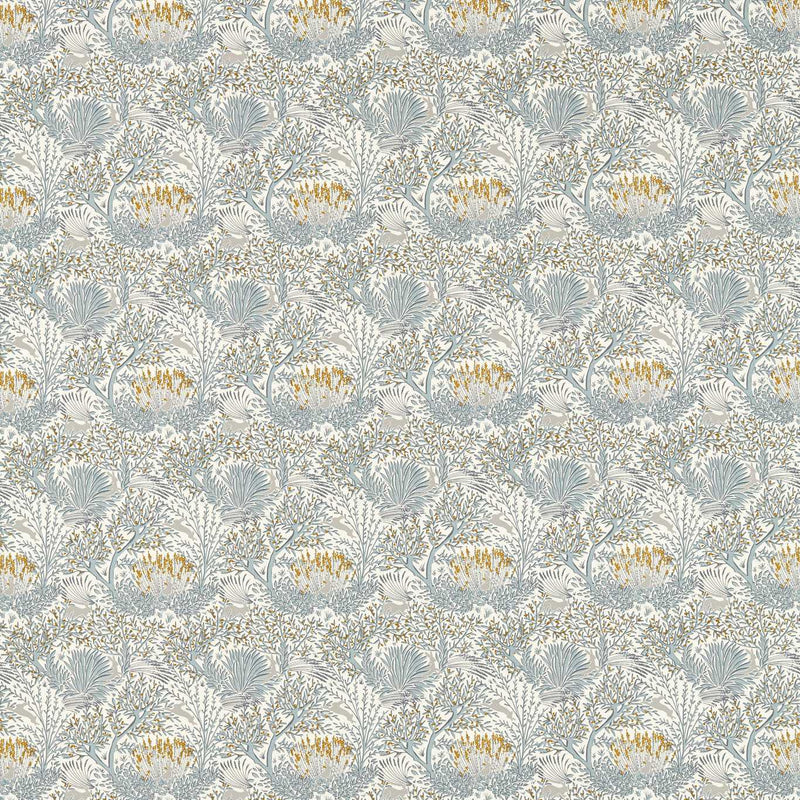 Wilderwood Grey and Ochre Oilcloth Tablecloth