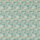 Wilderwood Teal and Spice Oilcloth Tablecloth