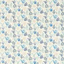 Portside Blue and Grey Matt Oilcloth Table Cloth