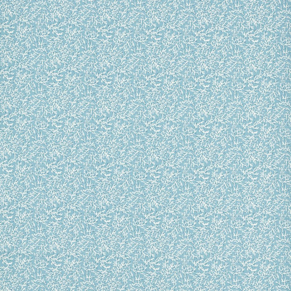 Marine Coral Blue Matt Oilcloth Table Cloth