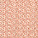 Marine Coral Orange Matt Oilcloth Table Cloth