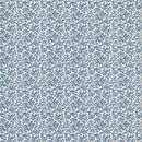 Marine Coral Navy Blue Matt Oilcloth Table Cloth