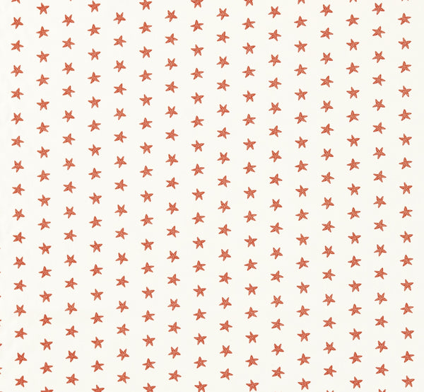 Seastar Coral Orange Star Fish Matt Oilcloth Table Cloth
