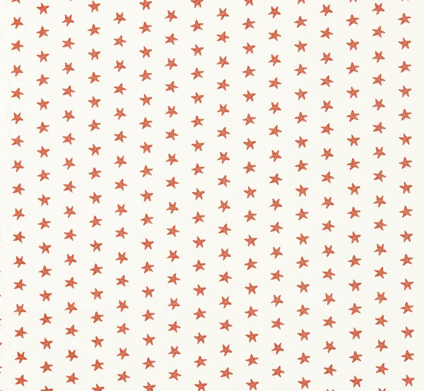 Seastar Coral Orange Star Fish Matt Oilcloth Table Cloth
