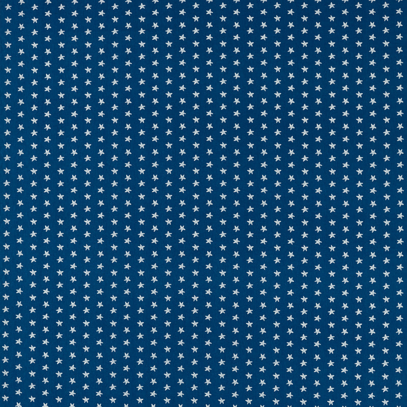Seastar Navy Blue Star Fish Matt Oilcloth Table Cloth