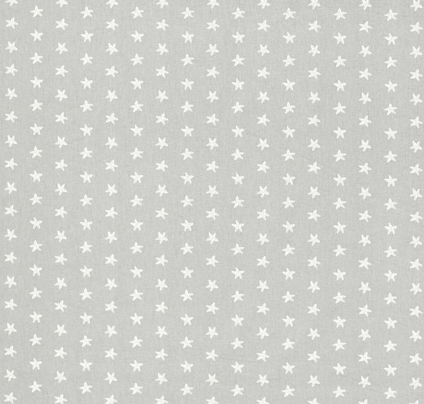 Seastar Grey Star Fish Matt Oilcloth Table Cloth