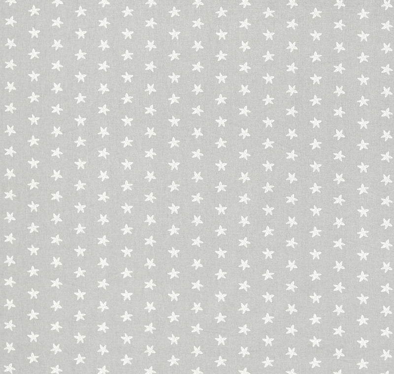 Seastar Grey Star Fish Matt Oilcloth Table Cloth