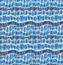 Tidal Sea Marine Blue Matt Oilcloth Table Cloth