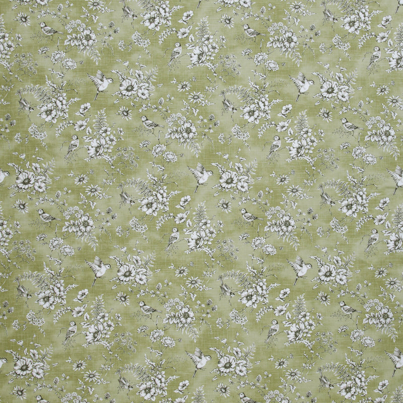 Finch Toile Willow Oilcloth Tablecloth Smd iliv