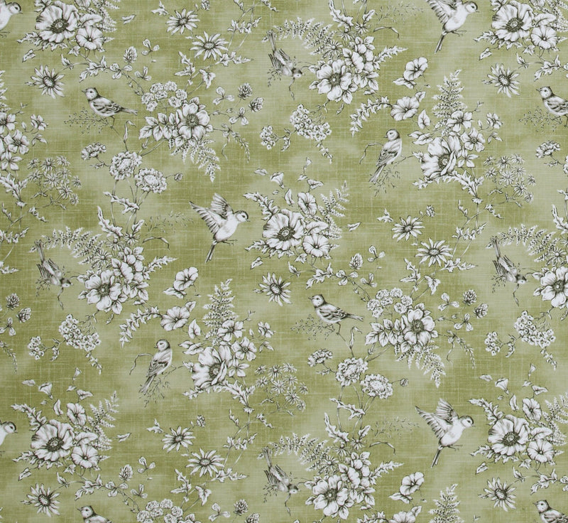 Finch Toile Willow Oilcloth Tablecloth Smd iliv