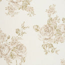 Flora Rose Natural Cotton Oilcloth Tablecloth by Clarke and Clarke