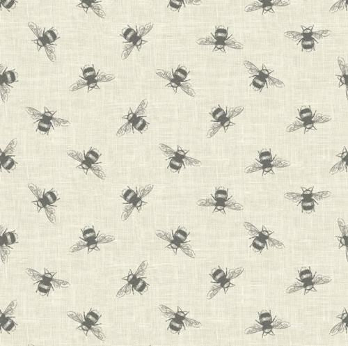 Fryetts Bees Linen Oilcloth Tablecloth