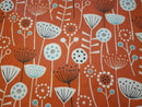 Fryetts Bergen Burnt Orange Oilcloth Tablecloth