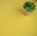 Fryetts Dolly Ochre Cotton Oilcloth Tablecloth